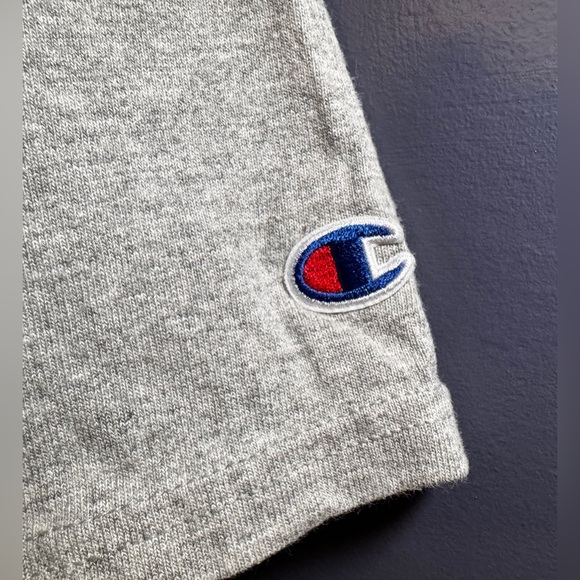 Vintage Champion Embroidered Big C Logo Men's T Shirt Size Small Single Stitch - Picture 7 of 16